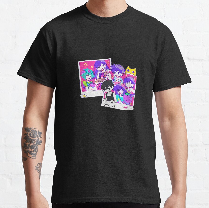 Omori Game Anime Card Essential Tshirt T-Shirt - Image 5