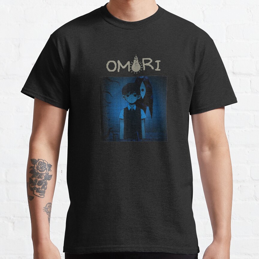Graphic Omori Vaporware Video Game Distressed Anime Costume T-Shirt - Image 2
