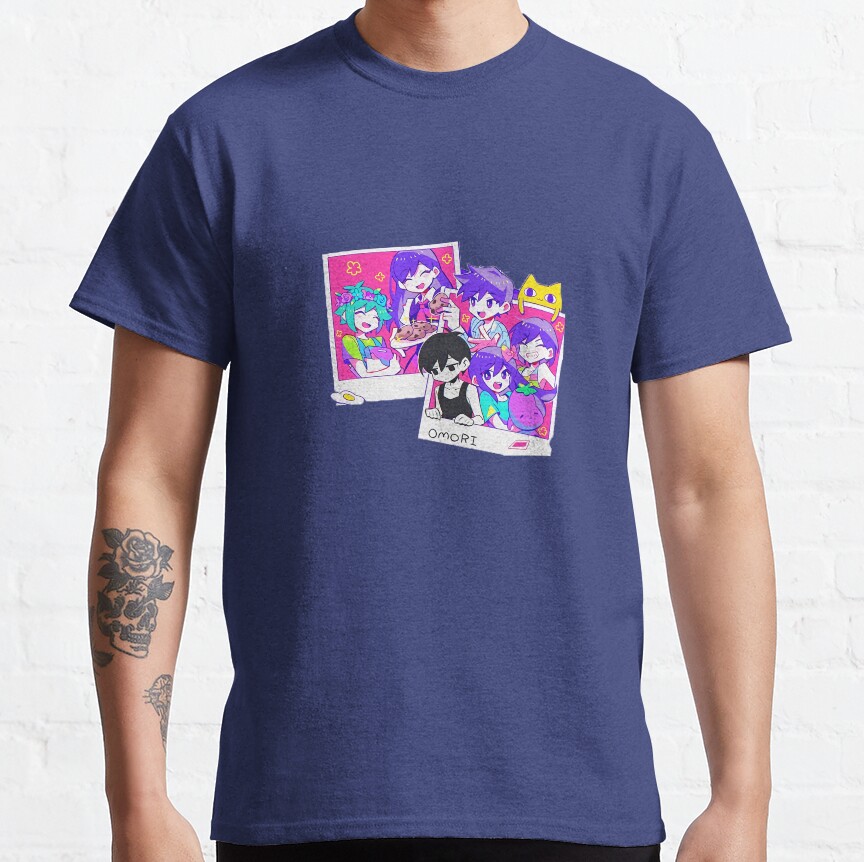 Omori Game Anime Card Essential Tshirt T-Shirt - Image 7