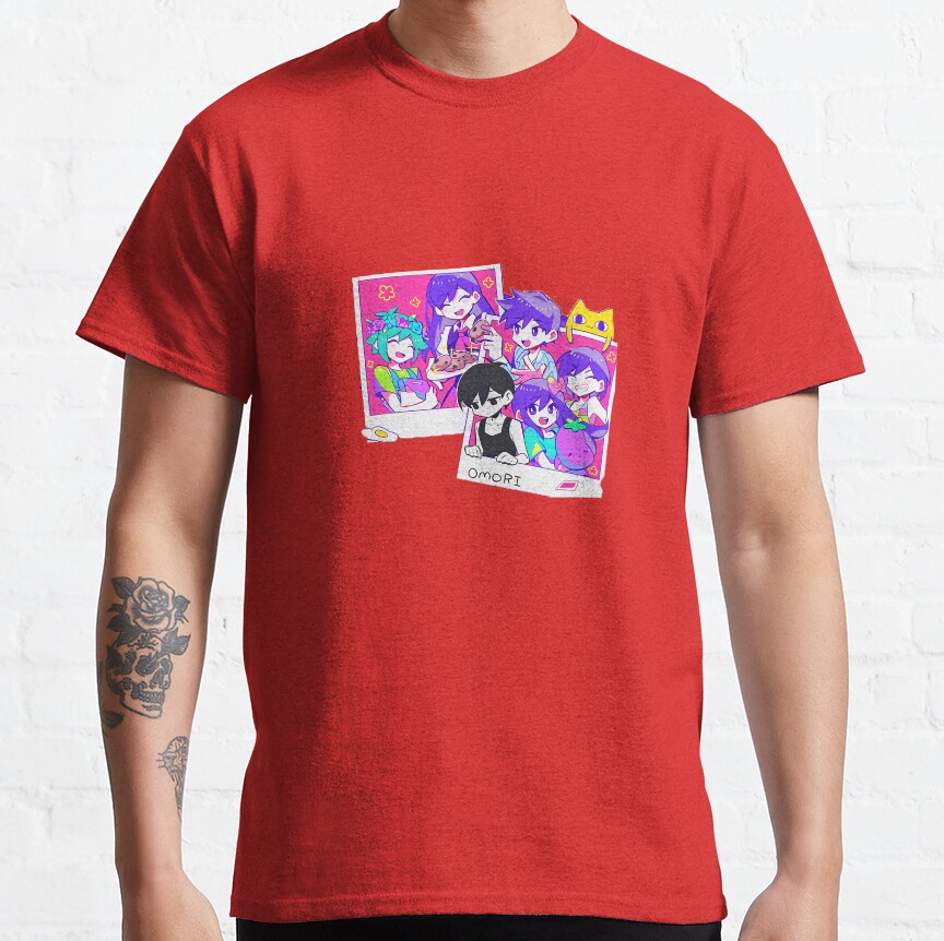 Omori Game Anime Card Essential Tshirt T-Shirt - Image 6