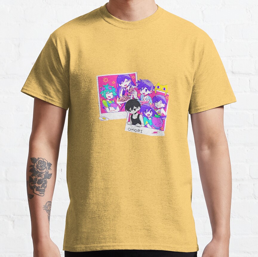 Omori Game Anime Card Essential Tshirt T-Shirt - Image 4