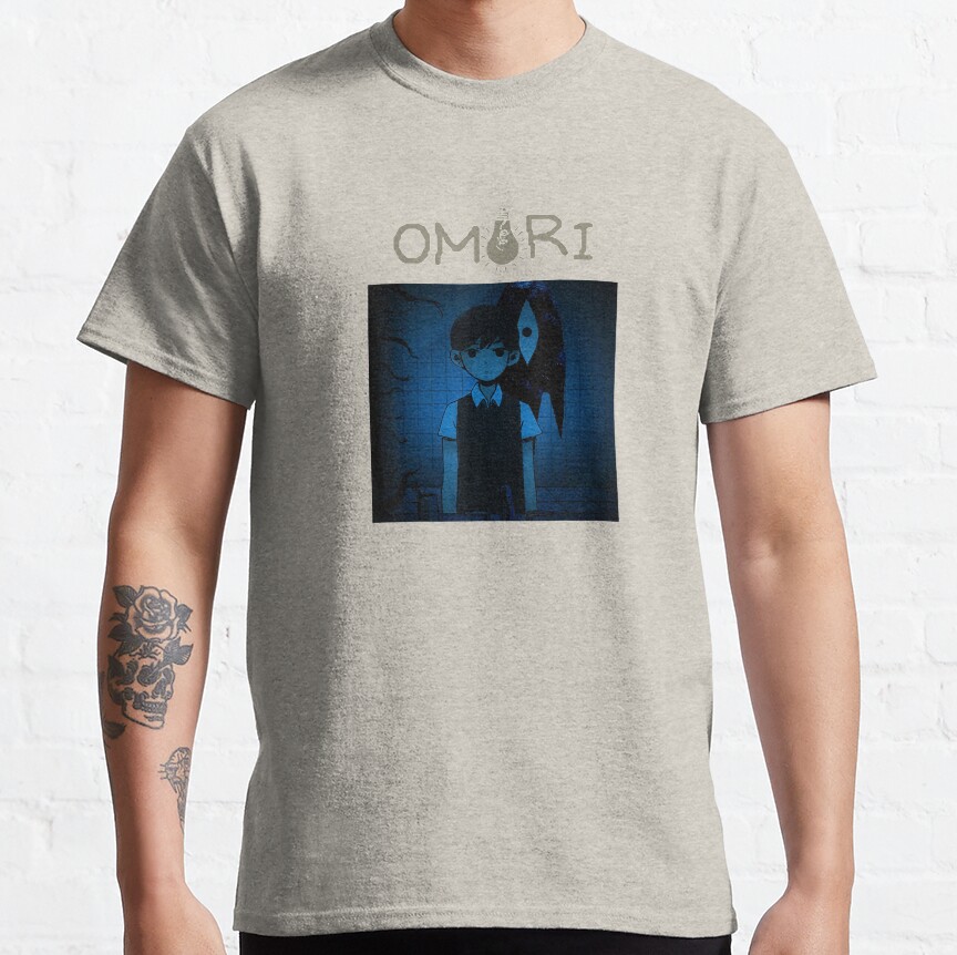 Graphic Omori Vaporware Video Game Distressed Anime Costume T-Shirt