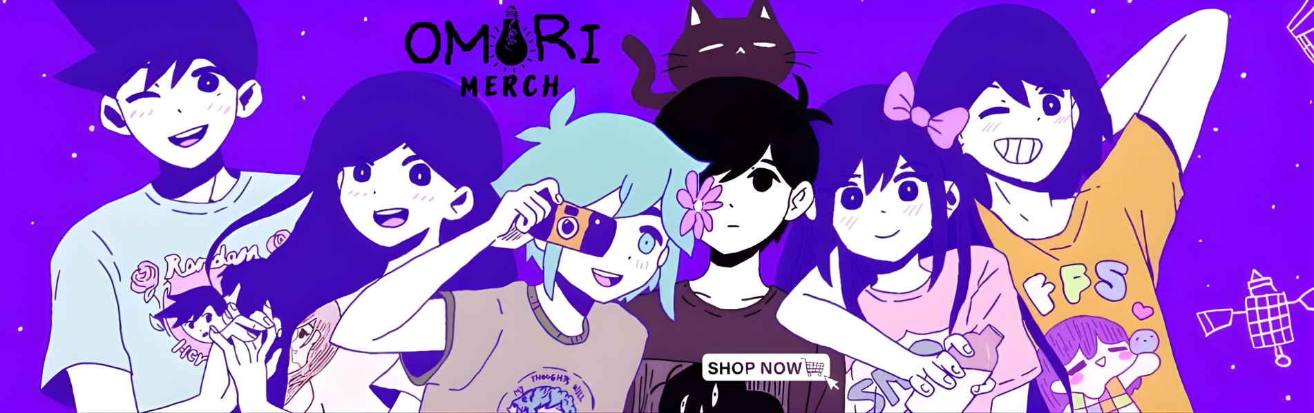 Omori merch banner - Omori Merch