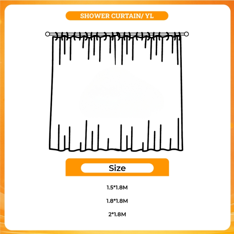 3D shower curtain - Omori Merch