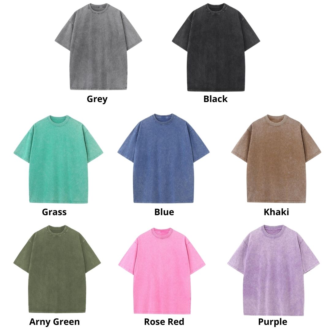 Mineral Wash T Shirt Color - Omori Merch
