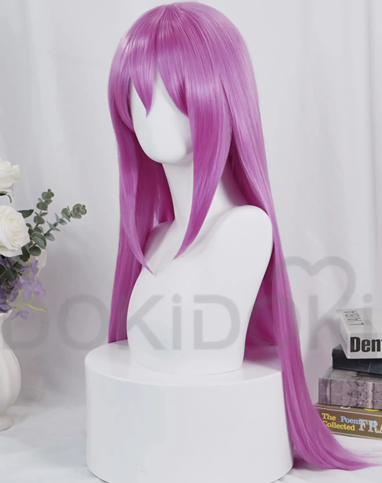 Game Omori Cosplay AUBREY Mari Sweetheart Blue Black Pink Long - Image 3