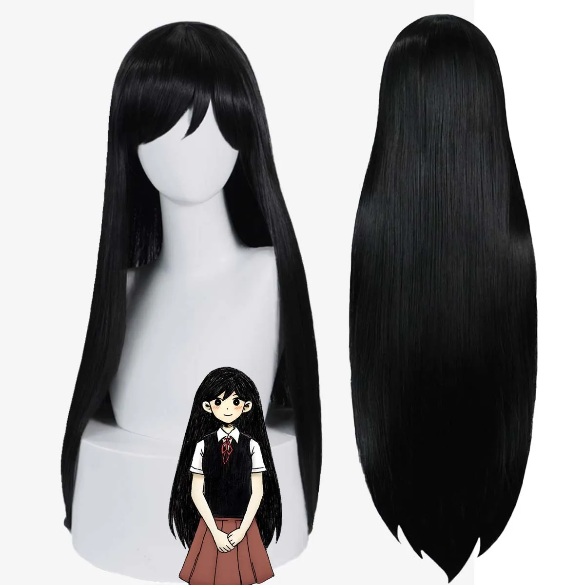 Game Omori Cosplay AUBREY Mari Sweetheart Blue Black Pink Long - Image 6